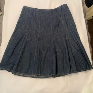 Liz Claiborne Denim A-Line Skirt